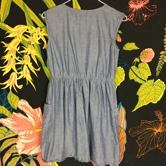 EARTHBOUND / Boho Peasant Embroidered Pocket Dress - Picture 4 of 4